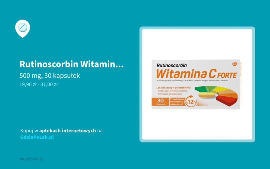 Rutinoscorbin – lek czy suplement? Sprawdź różnice i dowiedz się, co warto wiedzieć